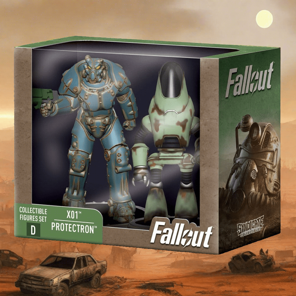 Fallout Mini Figures 2-Pack Set D X01 & Protectron 7 cm (2.7in) – Just Geek