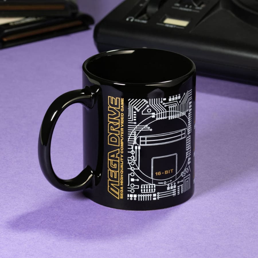 Sonic the Hedgehog Coffee Mug with free Sonic enamel pin)