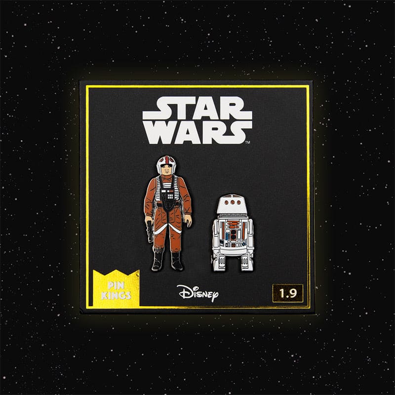 Offers Luke Skywalker Star Wars profile enamel pin