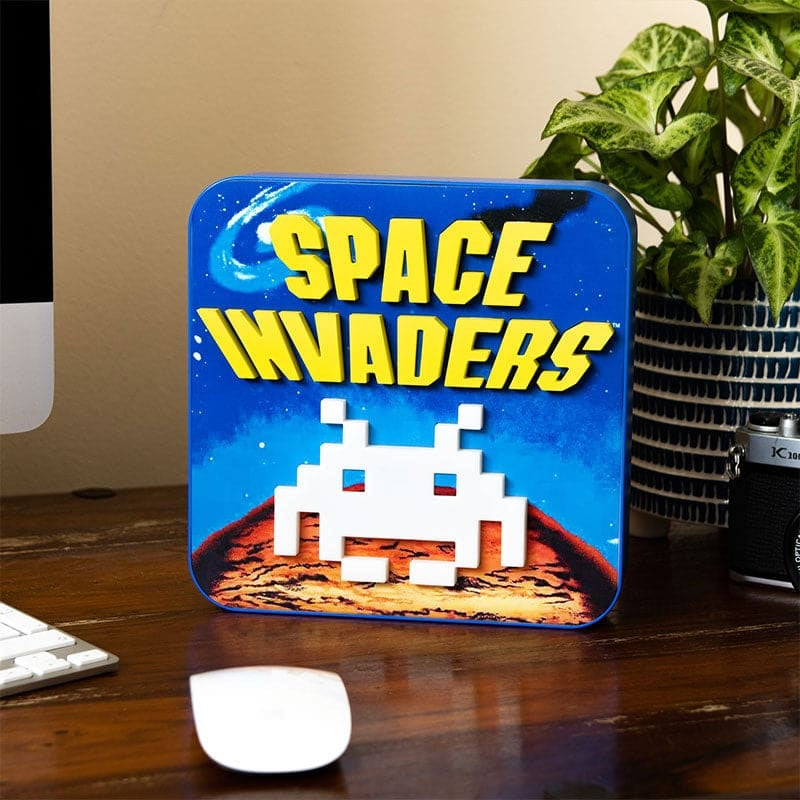 geek wall lights, Official Space Invaders 3D Desk Lamp at Just Geek