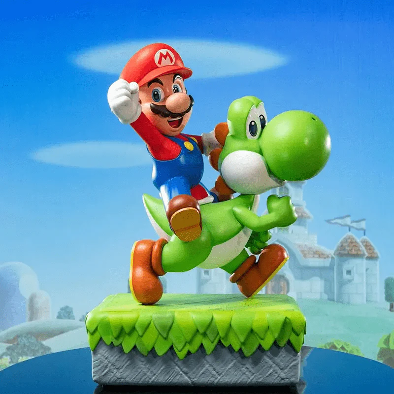 mario day uk, Shop Official Super Mario: 19" Mario and Yoshi Statue at Just Geek.