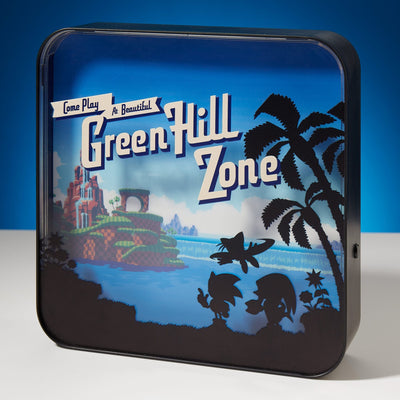 Official Sonic the Hedgehog ‘Green Hill Zone’ Acrylic Desk Lamp / Wall Light