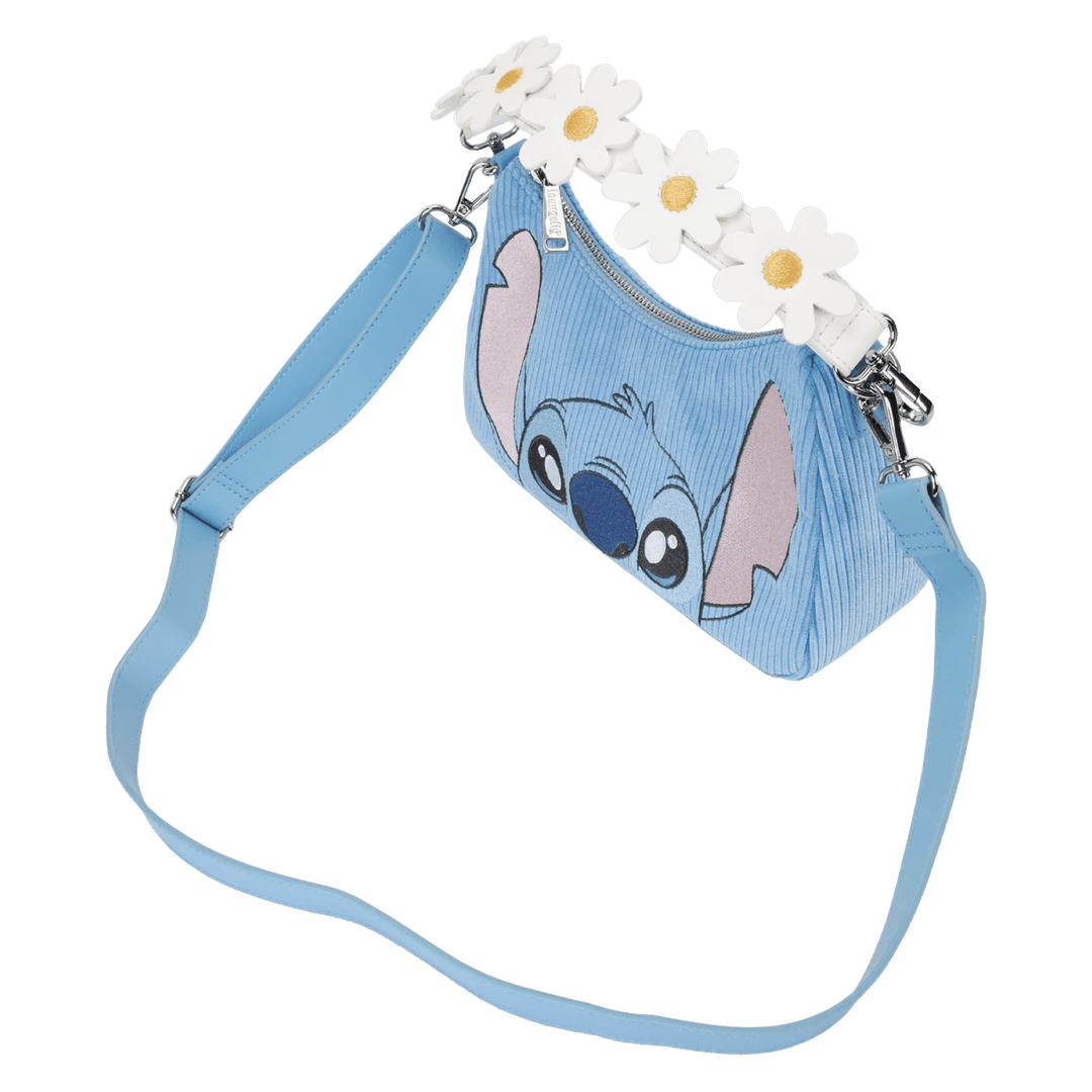 Loungefly Disney Lilo and Stitch Springtime Stitch Daisy Handle Crossbody Bag