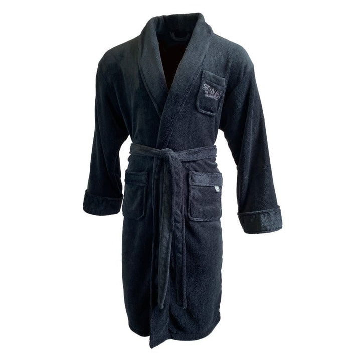 Official Sonic the Hedgehog Black Silhouette Adult Bath Robe / Dressing Gown