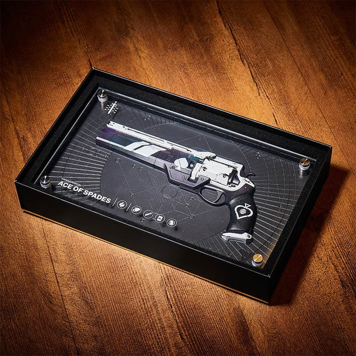 Destiny Exotic Armory Collection 'Ace of Spades' Replica Plaque – Just Geek