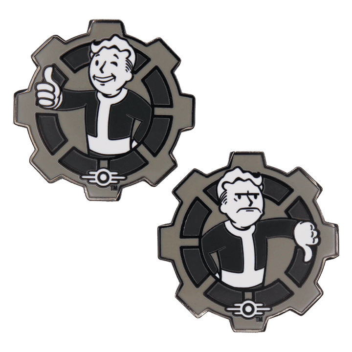 Fallout Decision Coin (Black & White)