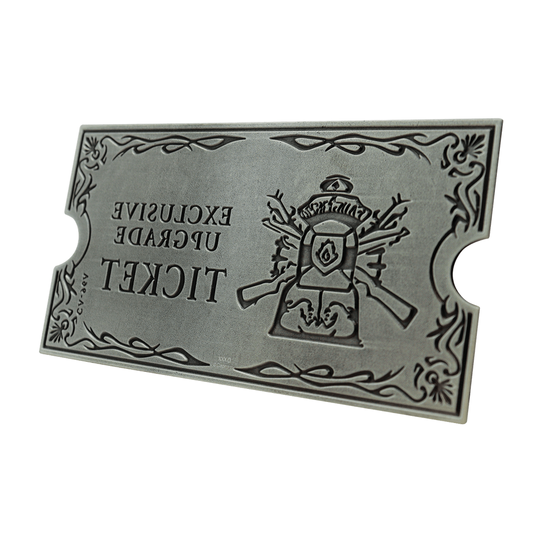 Resident Evil 4 Metal Exclusive Upgrade Ticket