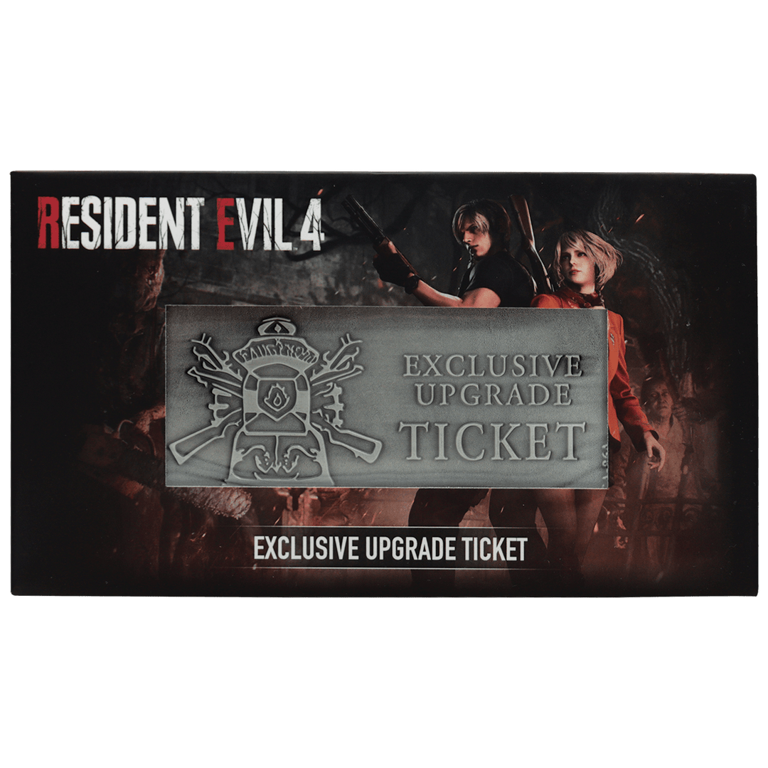 Resident Evil 4 Metal Exclusive Upgrade Ticket