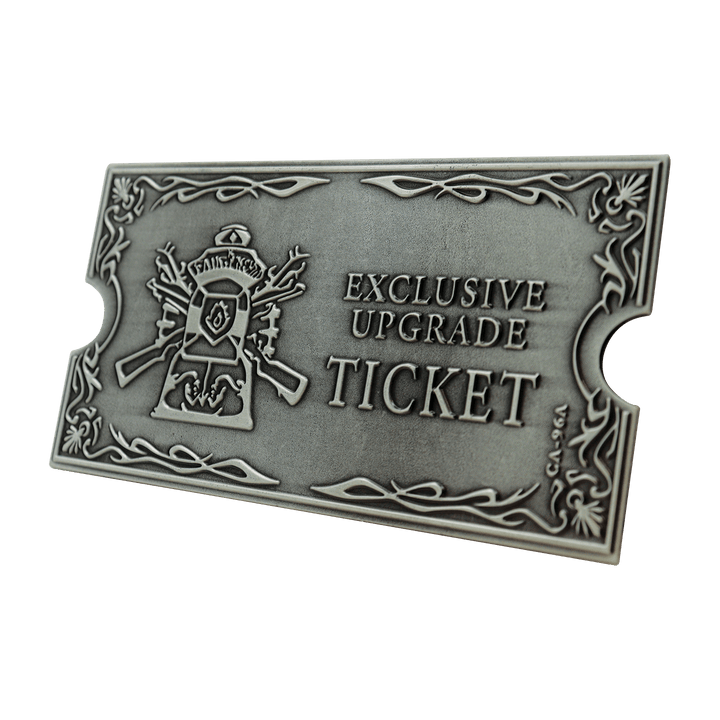 Resident Evil 4 Metal Exclusive Upgrade Ticket