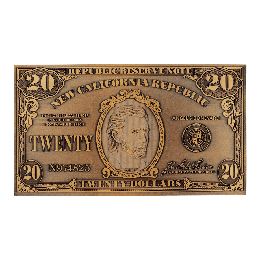 Fallout - Replica NCR 20$ Bill - Limited Edition