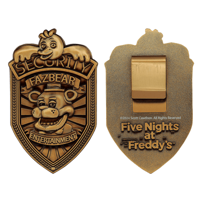 Five Nights at Freddy's Replica Security Badge