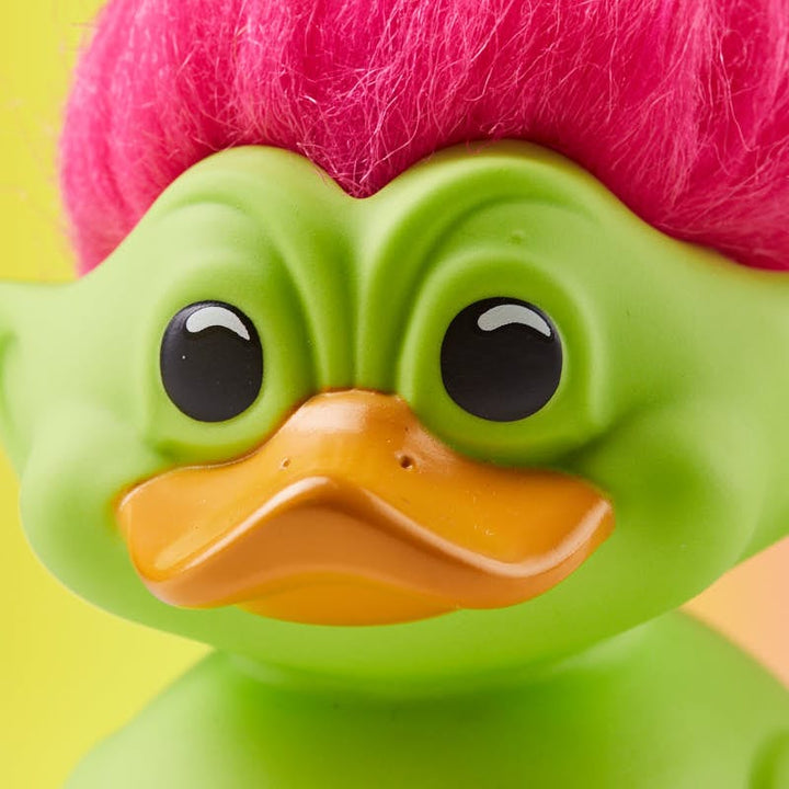 Official Trolls Green Troll (Green with Pink Hair) TUBBZ Cosplaying Duck Collectable