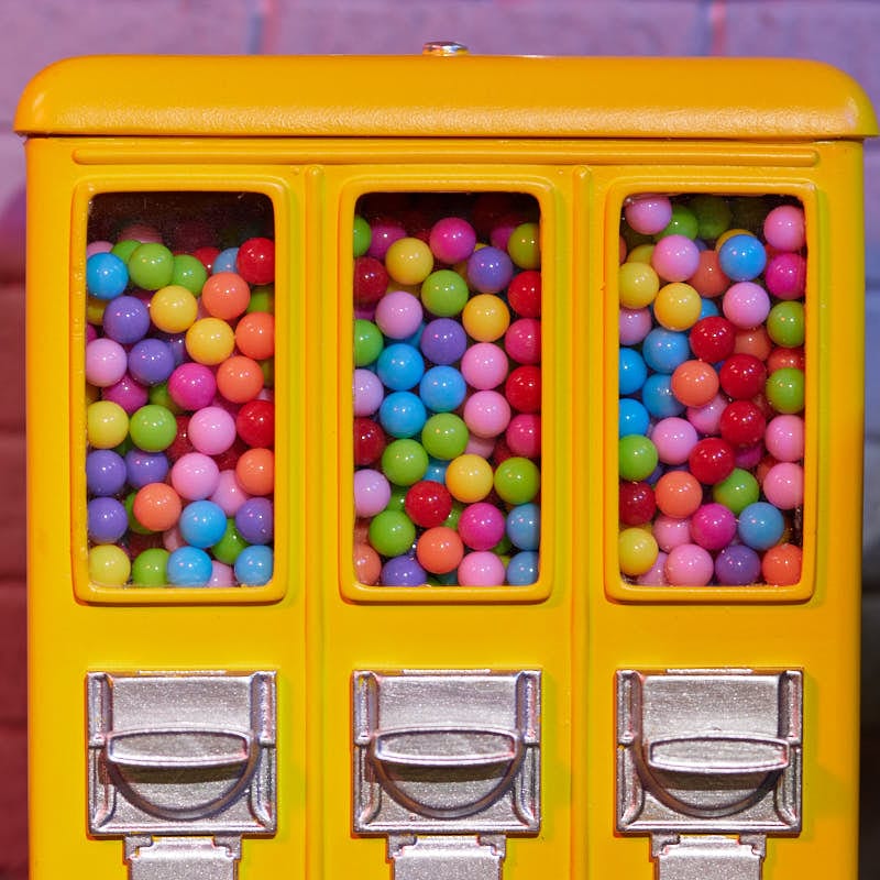 Quarter Arcades: Quarter Scale Gumball Machine