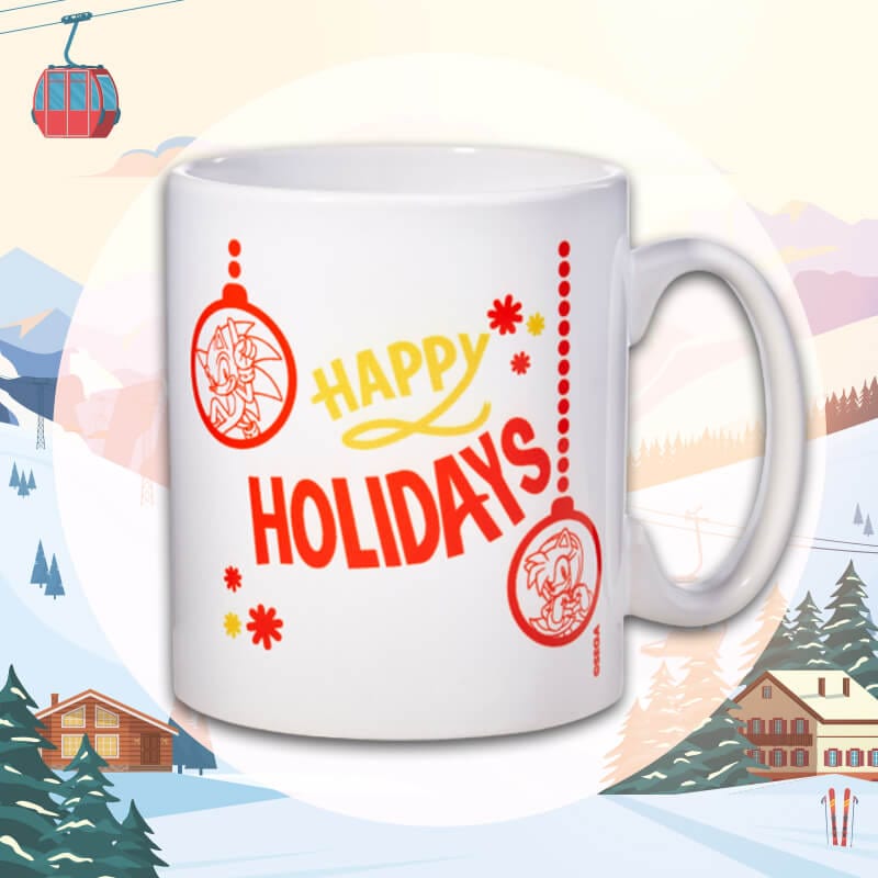 Official Sonic the Hedgehog Happy Holidays Mug