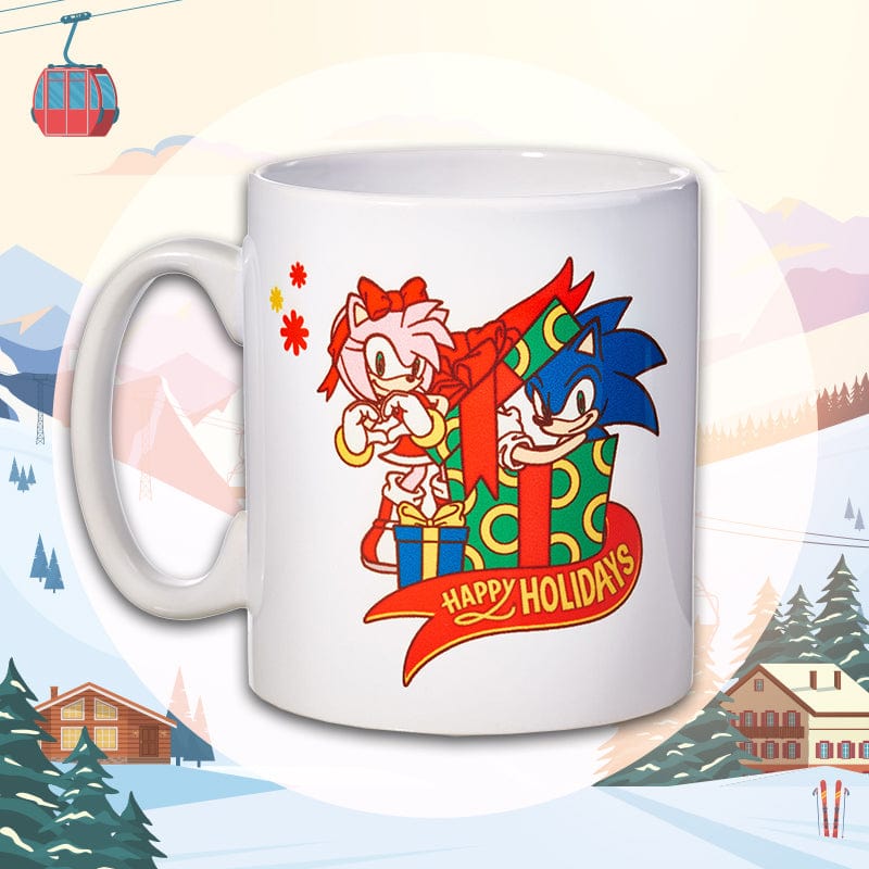 Official Sonic the Hedgehog Happy Holidays Mug