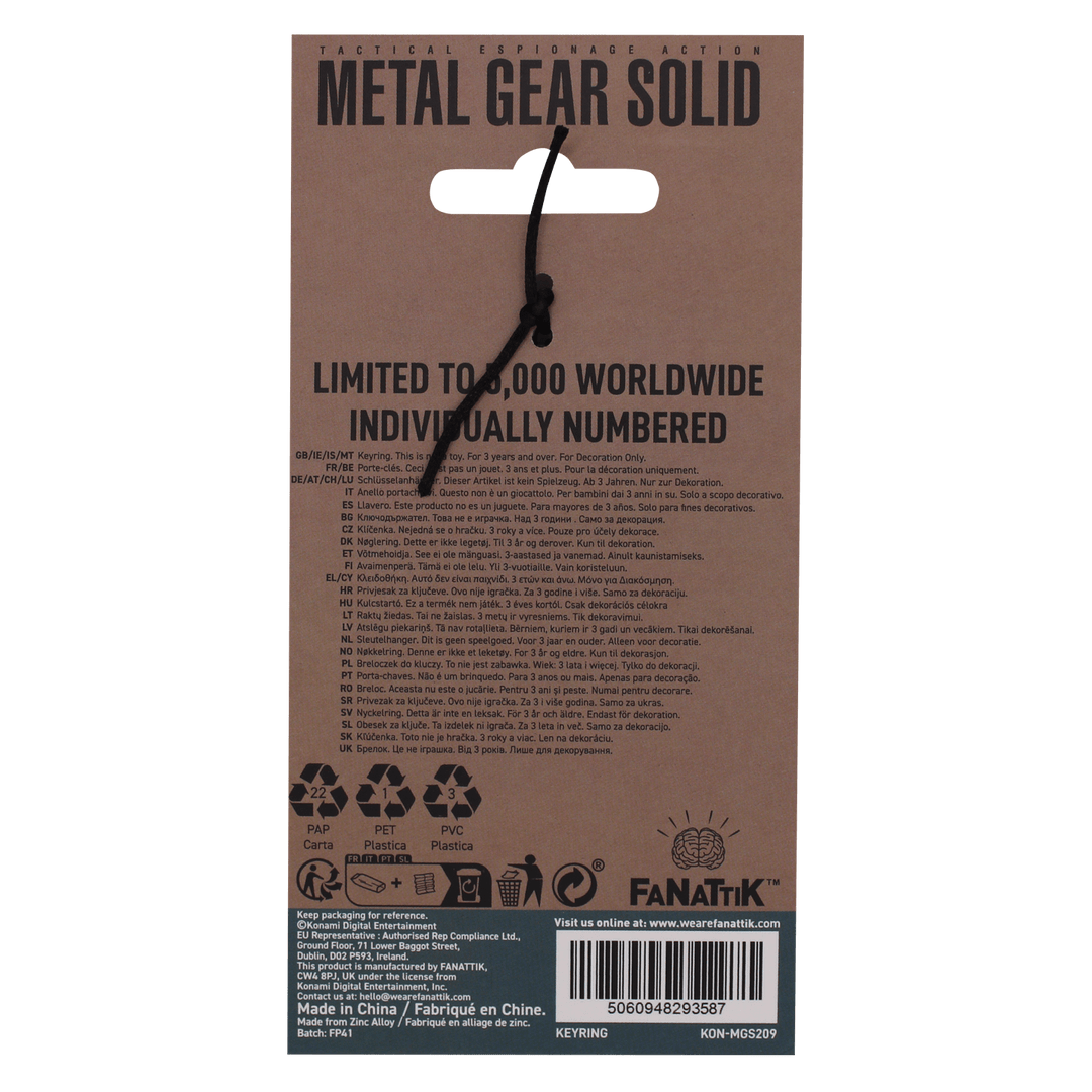 Metal Gear Solid 2 Key Ring