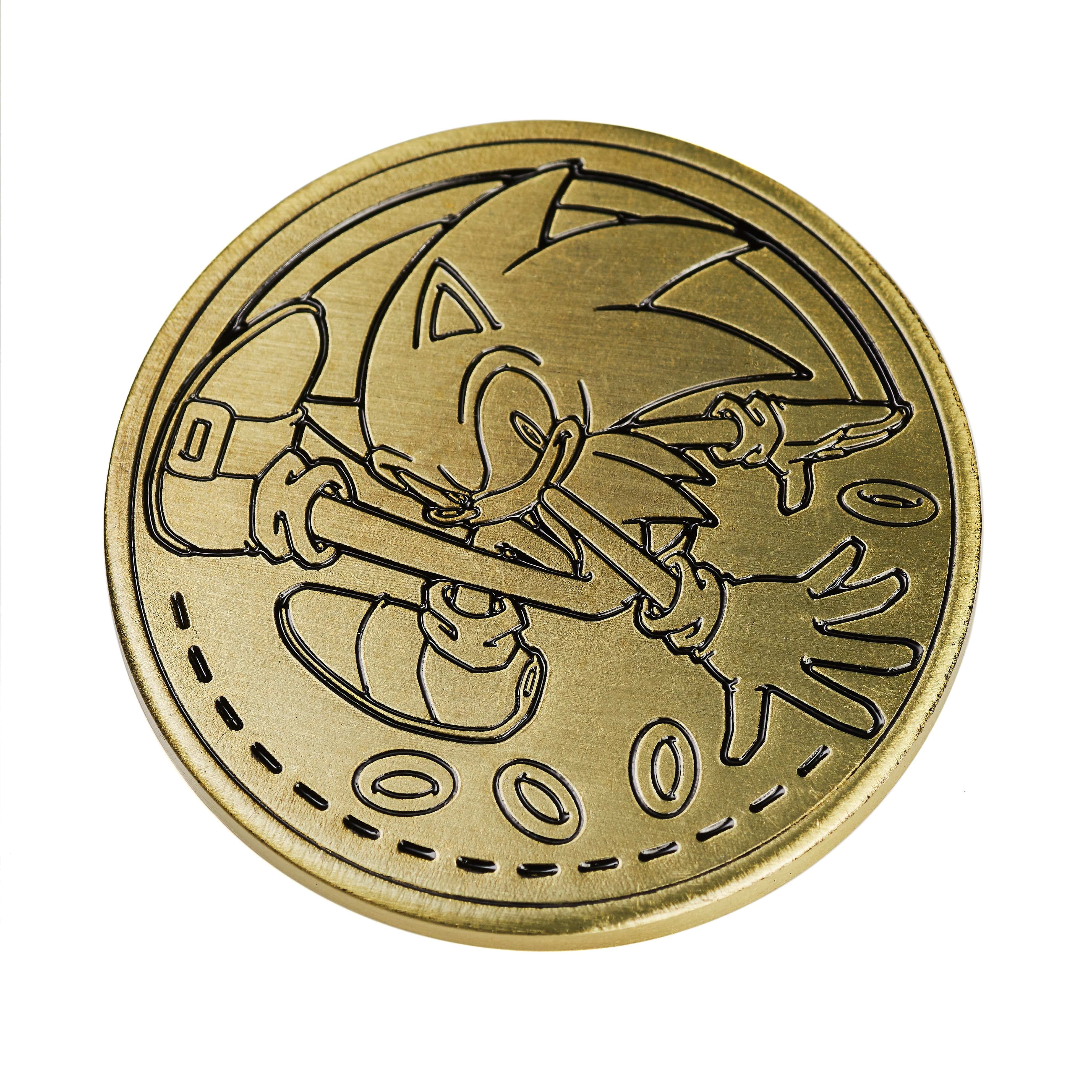 Official Sonic the Hedgehog Rings Collectors Coin – Just Geek