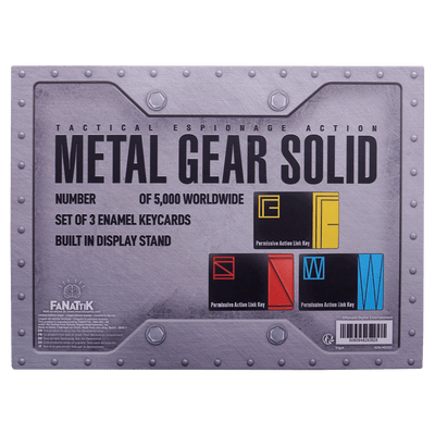 Metal Gear Solid Limited Edition Set of 3 key cards