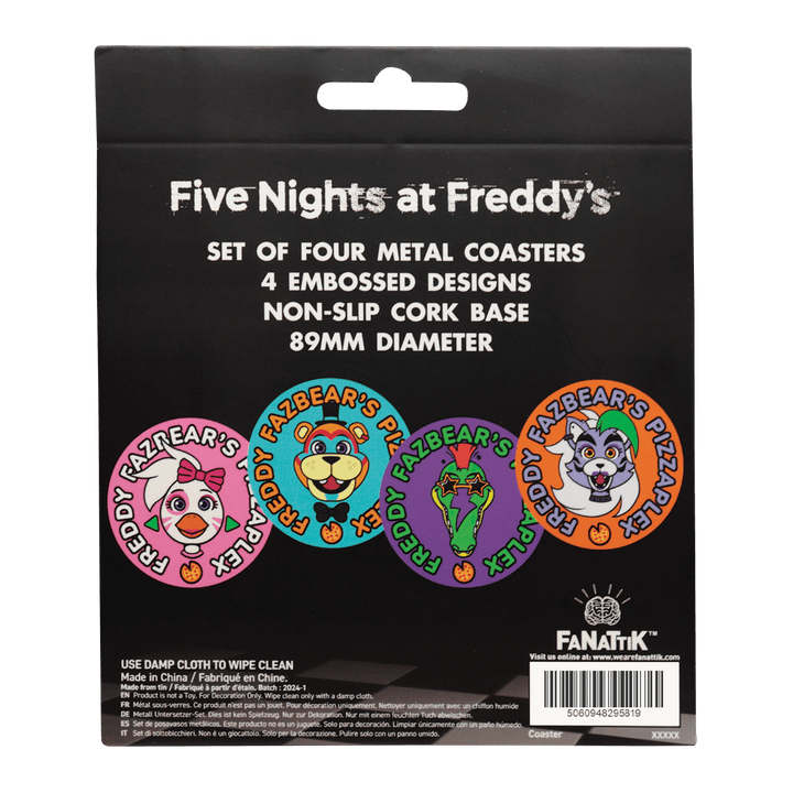 Five Nights at Freddy's Printed Drinks Coasters