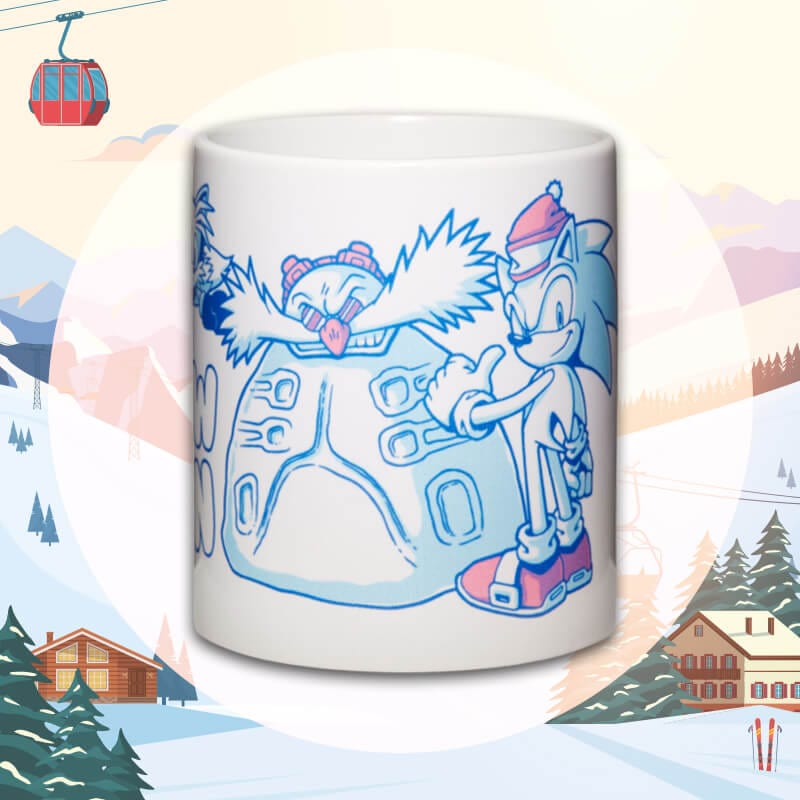 Official Sonic the Hedgehog Snow Fun Mug