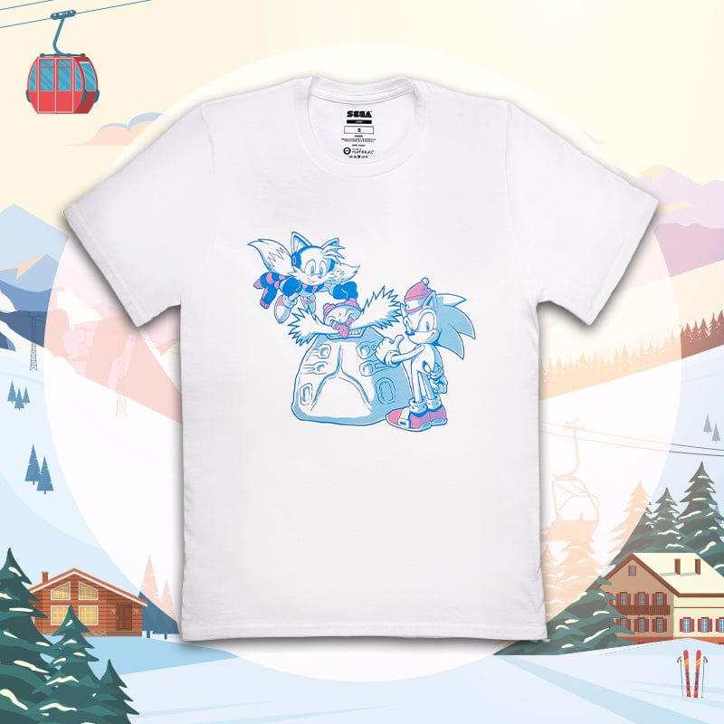 XS Official Sonic the Hedgehog Snow Fun Unisex T-Shirt