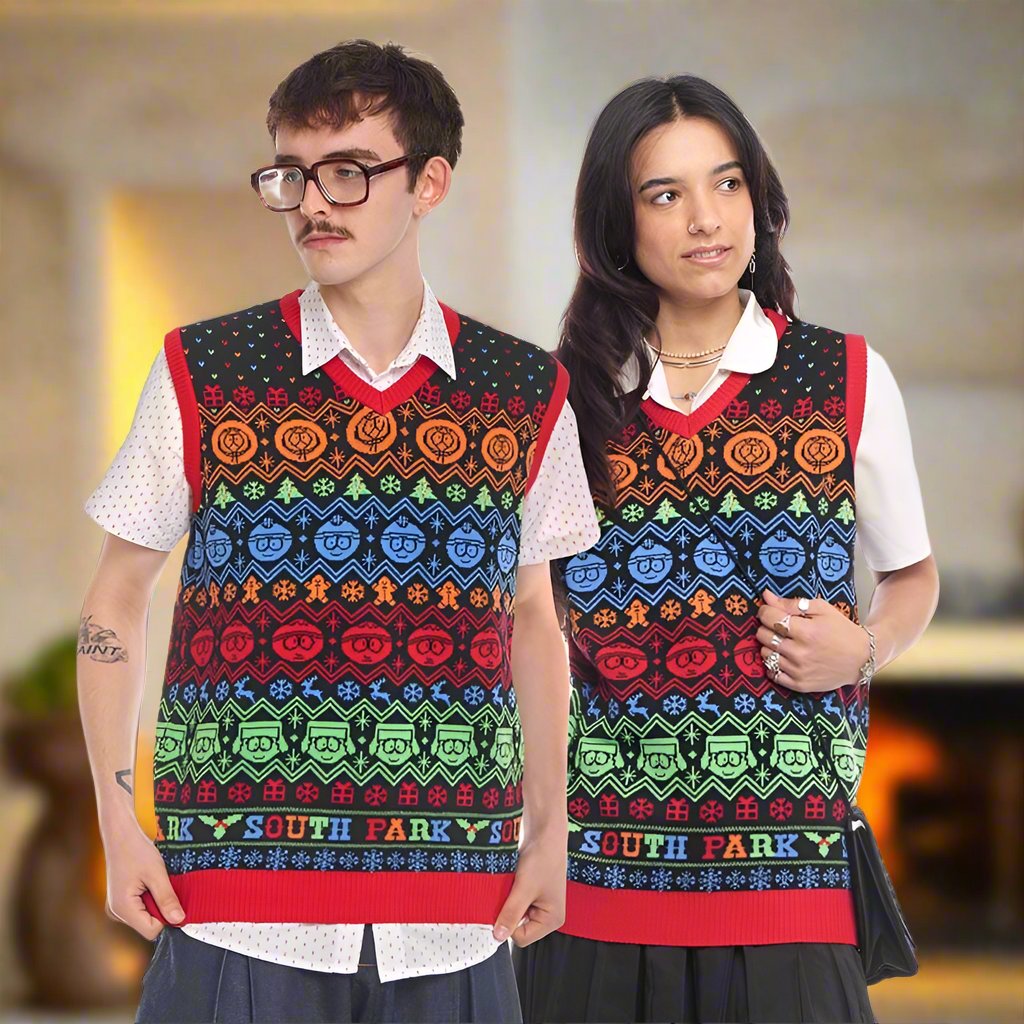 South Park Christmas Knitted Vest Top