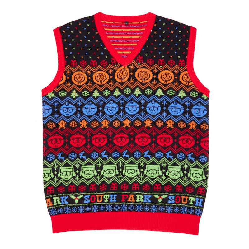 South Park Christmas Knitted Vest Top