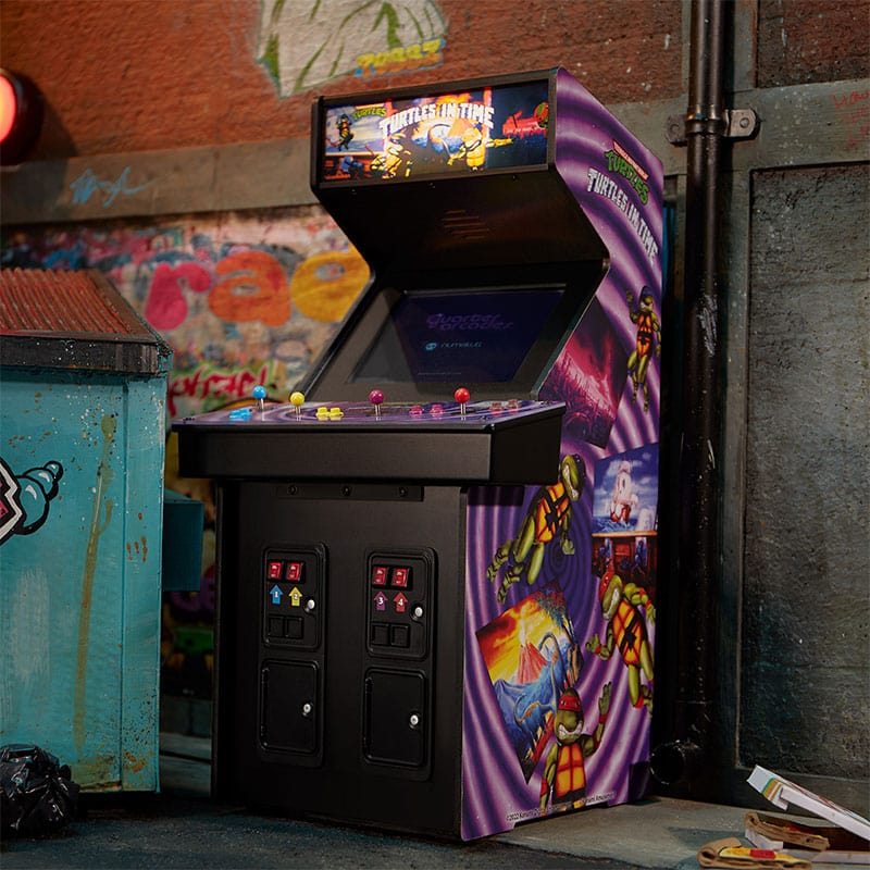 Official TMNT – Turtles in Time Quarter Size Arcade Cabinet (Exclusive Signed Collector's Edition)