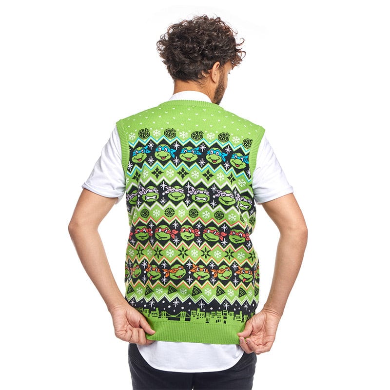 Teenage Mutant Ninja Turtles Christmas Knitted Vest Top