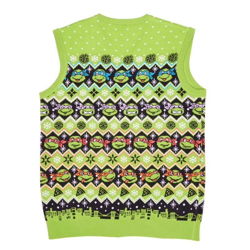 Teenage Mutant Ninja Turtles Christmas Knitted Vest Top