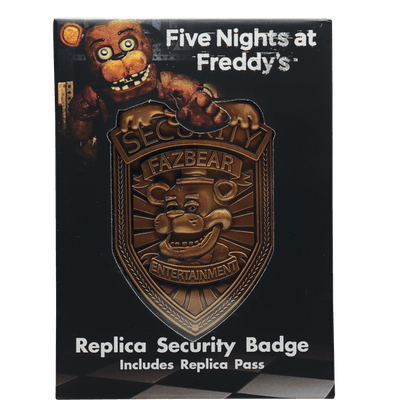 Five Nights at Freddy's Replica Security Badge