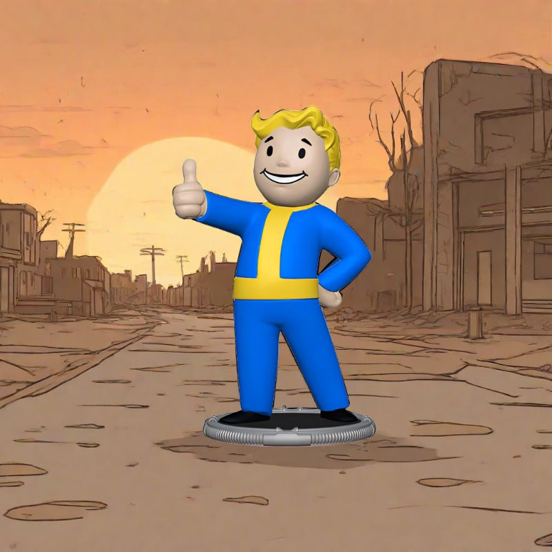 Fallout Mini Figure Vault Boy Thumbs Up 7 cm