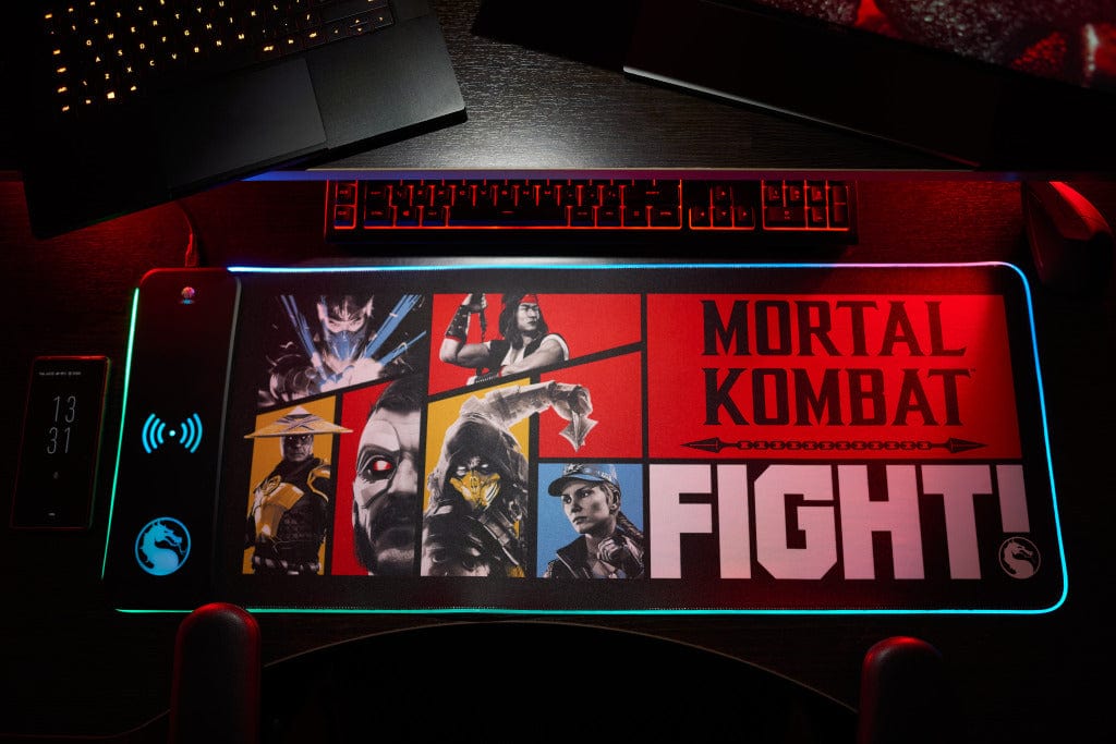 Mortal Kombat - Oversize Gaming Mat & Mobile Charger