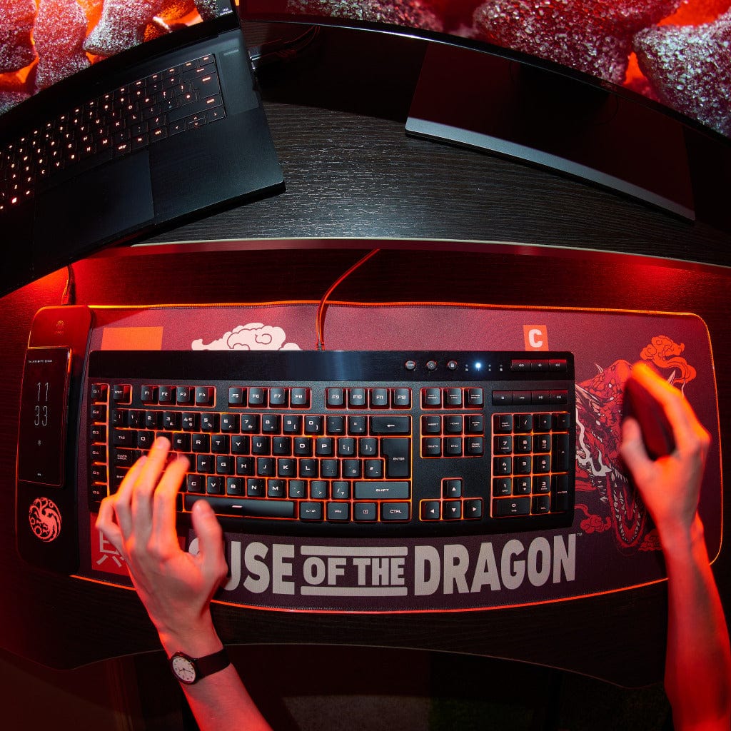 House of Dragons - Oversize Gaming Mat & Mobile Charger