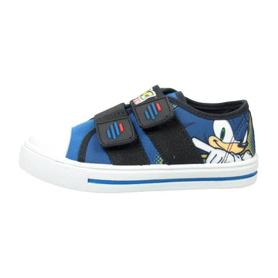 Junior 1 Official Sonic the Hedgehog Madeira Kid's Canvas Trainers