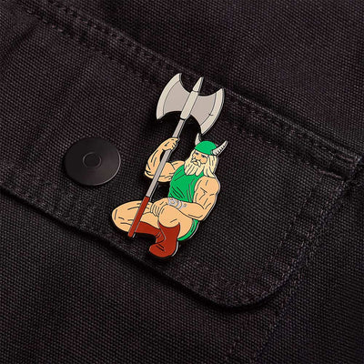 Official SEGA Golden Axe Gilius Thunderhead Pin Badge