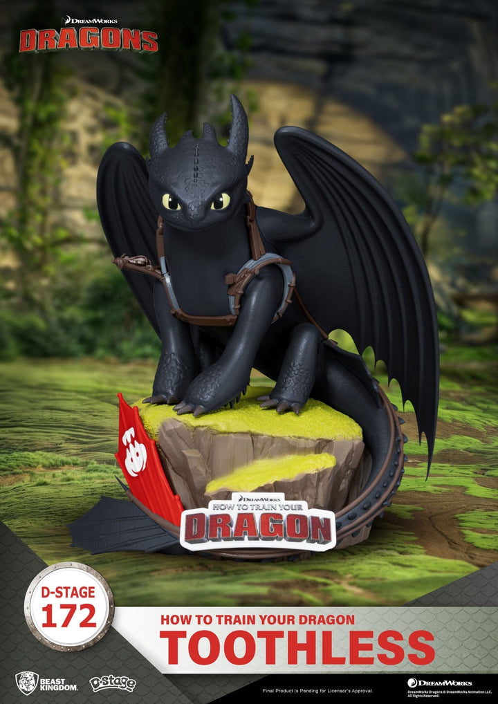 How To Train Your Dragon toothless Statue 14 cm