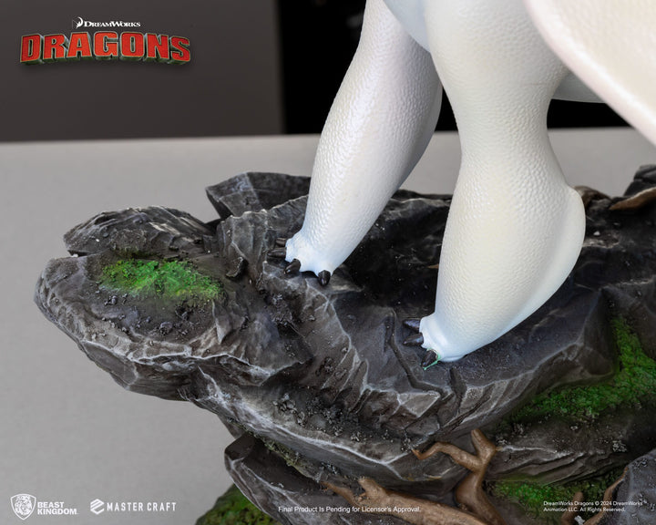 How to Train Your Dragon 3 Master Craft Light Fury Statue