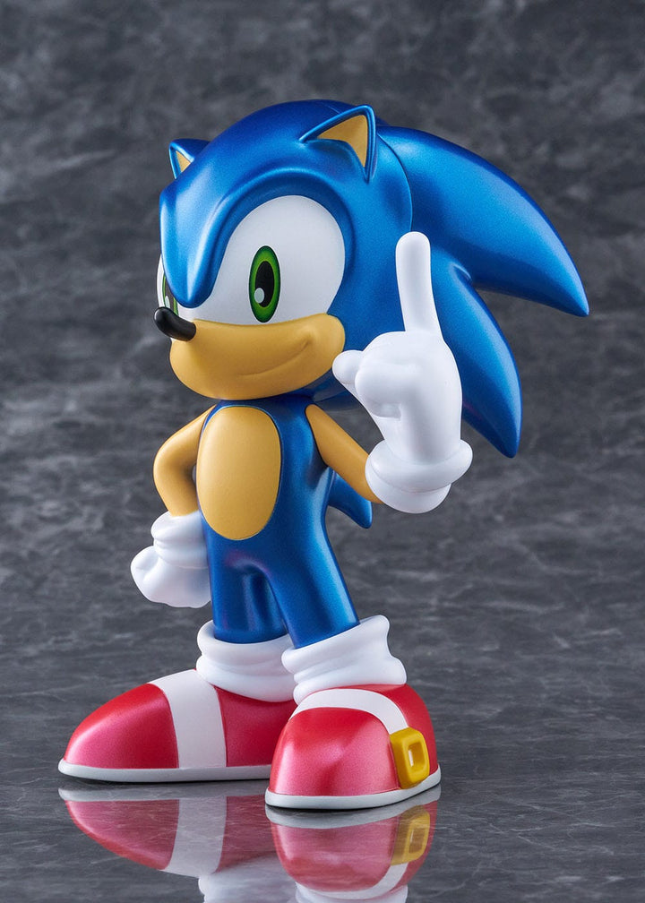 Sonic The Hedgehog Sofbi Vinyl Figure Sonic Metallic Ver. 15 cm