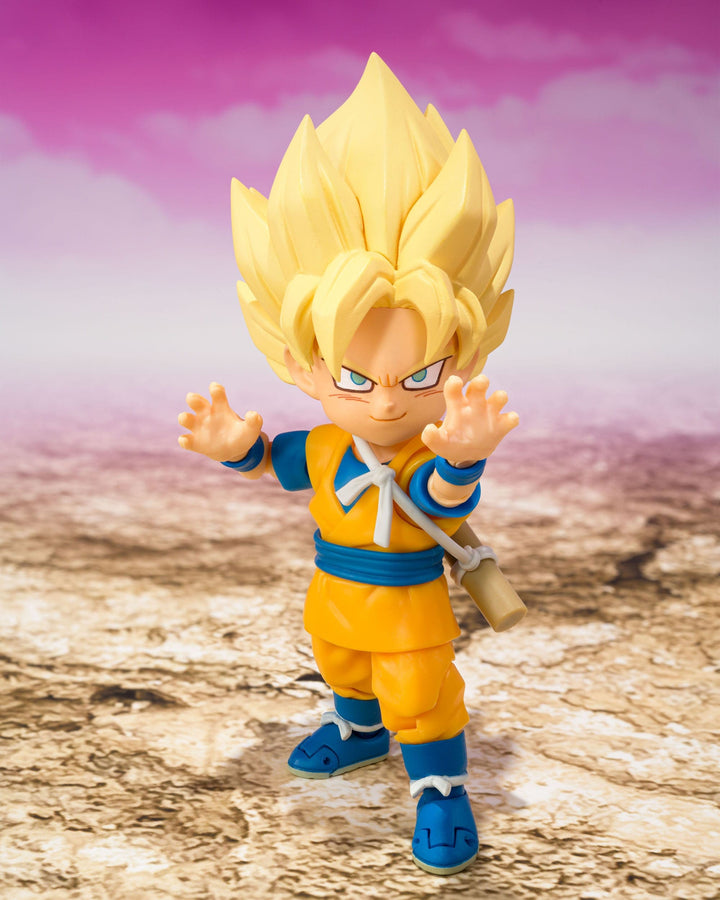 Dragon Ball S.H.Figuarts Action Figure Super Saiyan Son Goku (mini) Daima 8 cm