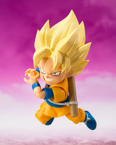 Dragon Ball S.H.Figuarts Action Figure Super Saiyan Son Goku (mini) Daima 8 cm