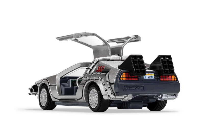 Back to the Future Diecast Model 1/36 DeLorean and Doc Brown Figure