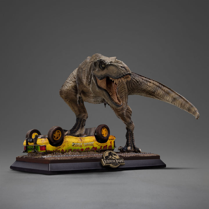 Jurassic Park Icons Statue T-Rex Attack 15 cm