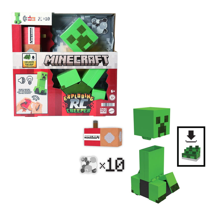 Minecraft Figure Exploding RC Creeper 25 cm