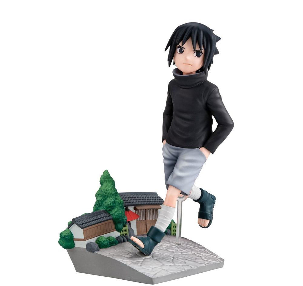 Naruto Shippuden G.E.M. Series PVC Statue Sasuke Uchiha GO! 14 cm (with gift)