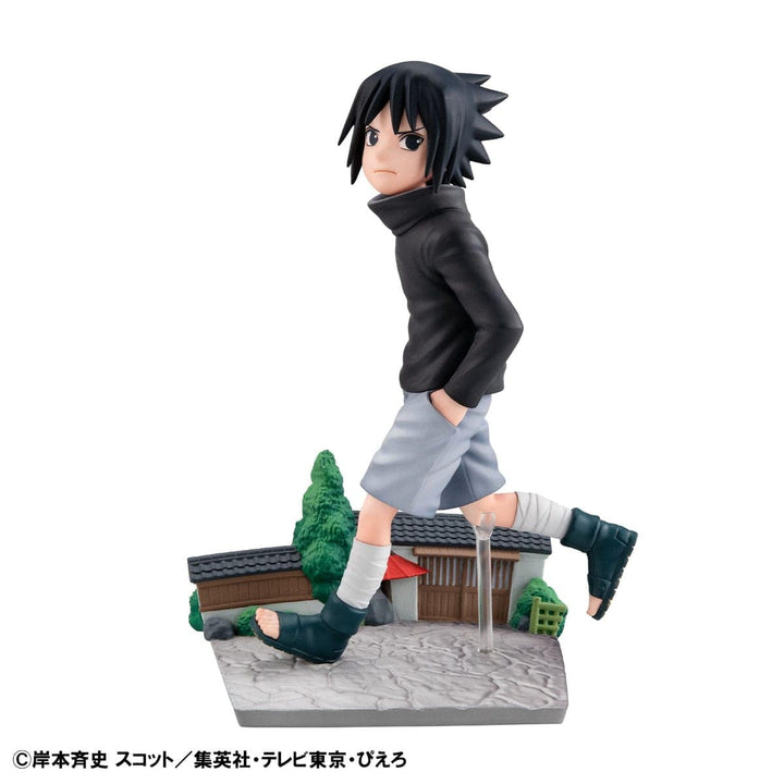 Naruto Shippuden G.E.M. Series PVC Statue Sasuke Uchiha GO! 14 cm (with gift)