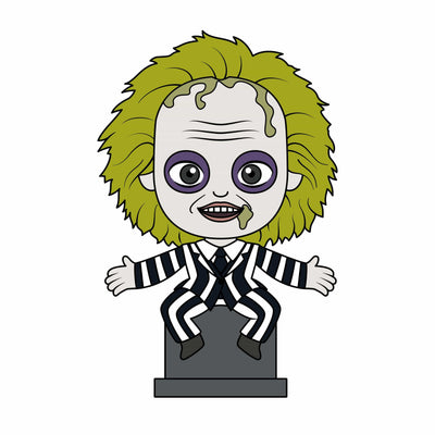 Beetlejuice on Tombstone 3D magnet