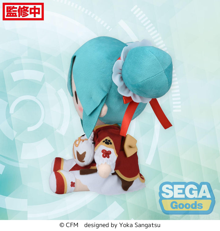 Character Vocal Series 01: Hatsune Miku Fuwa Petit Plush Figure Hatsune Miku Going Out Series Chinatown Ver. M 22 cm