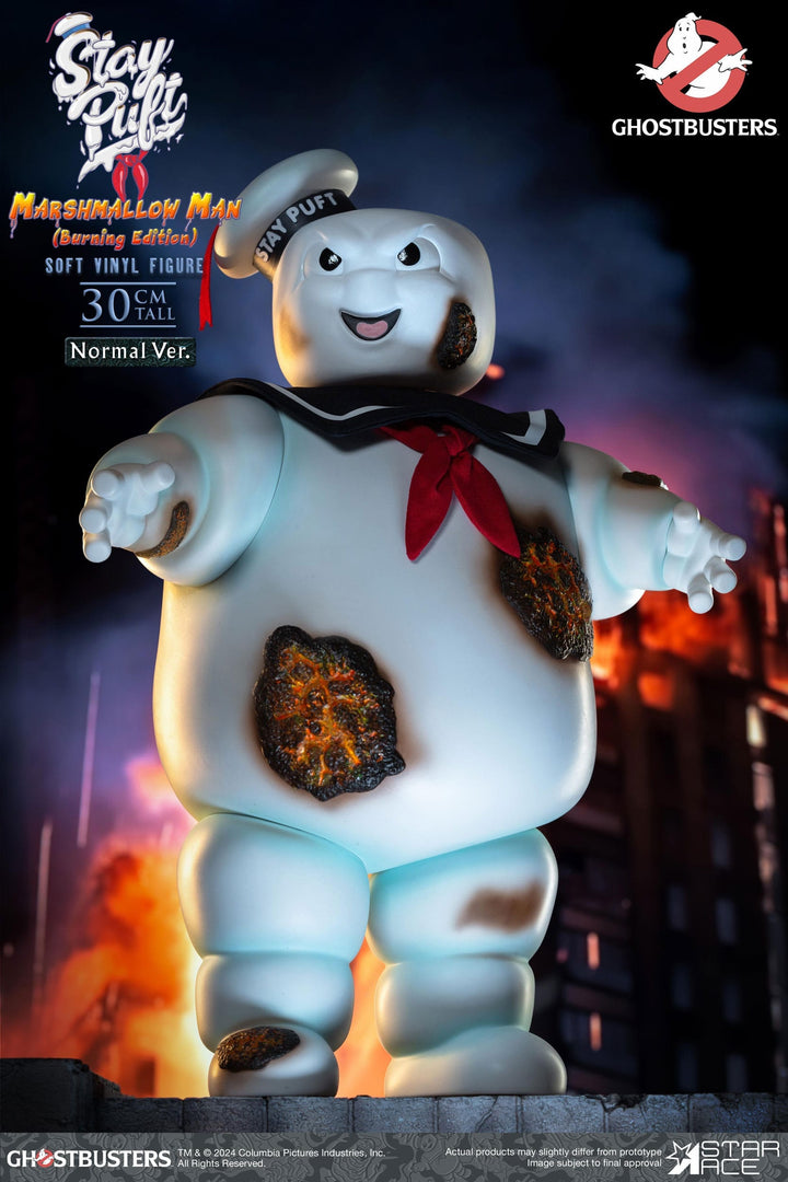 Ghostbusters Soft Vinyl Statue Stay Puft Marshmallow Man Burning Edition