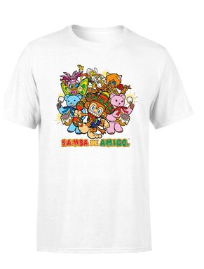 Samba De Amigo  White T-Shirt XXS/XS/S/M/L/XL/XXL